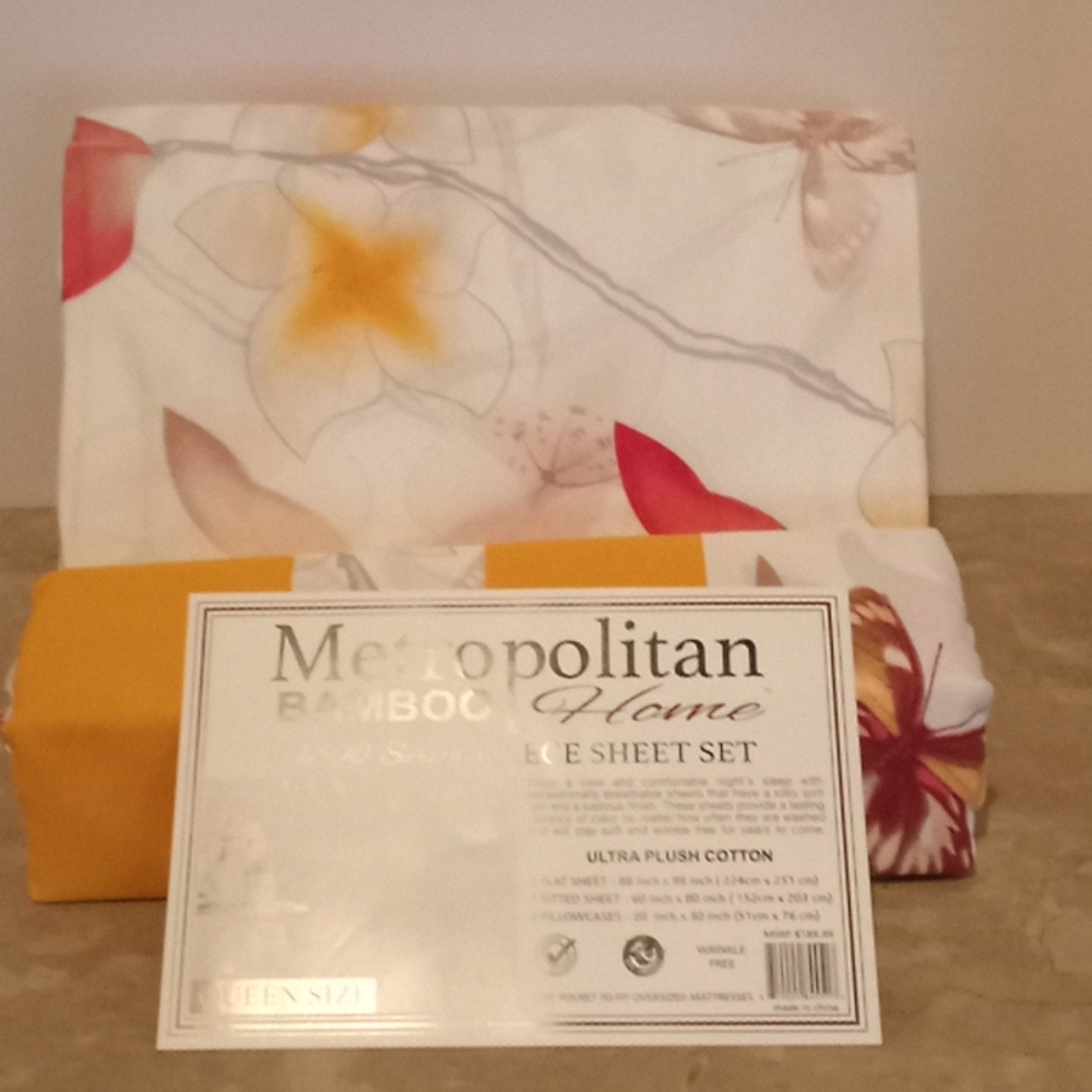 Metropolitan Bamboo Tropical Butterfly Queen Sh… - Picture 11 of 12